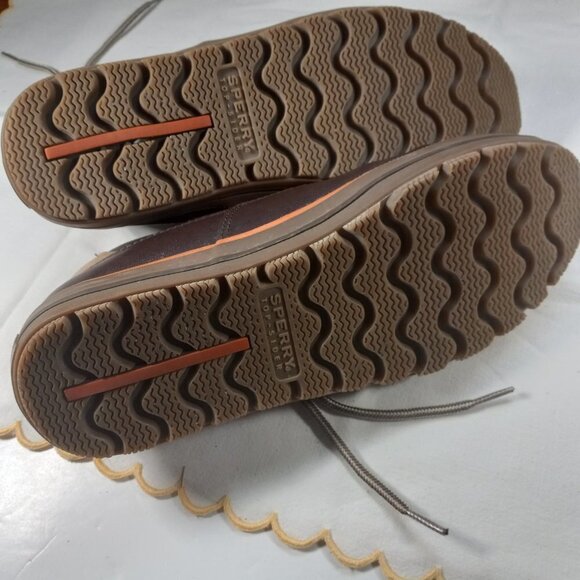 Sperry Rain Boot Top Sider Drake Mens 8M Waterproof Chukka Brown and Tan Clean - Picture 10 of 16